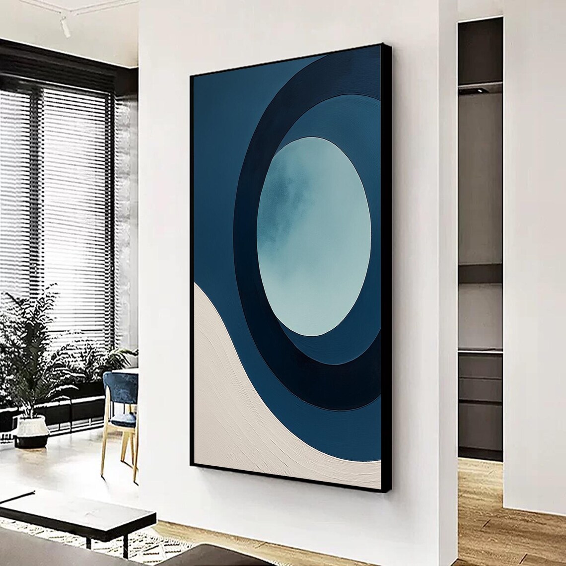Abstract Circle, Modern Minimalist Geometric Design - Image 4