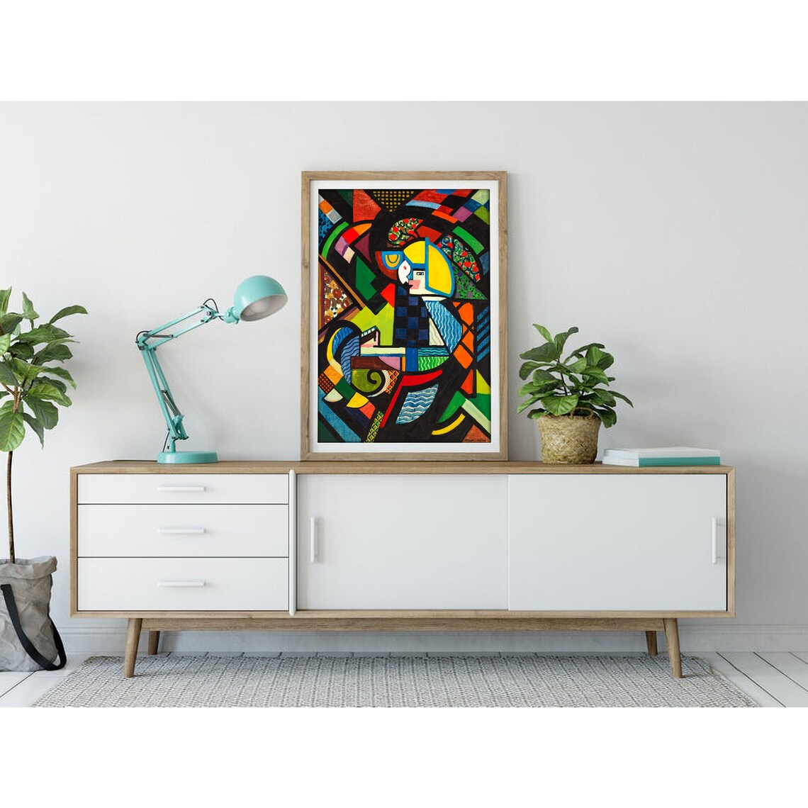 Daughter In A Rocker Vintage Wall Art Print - Image 3