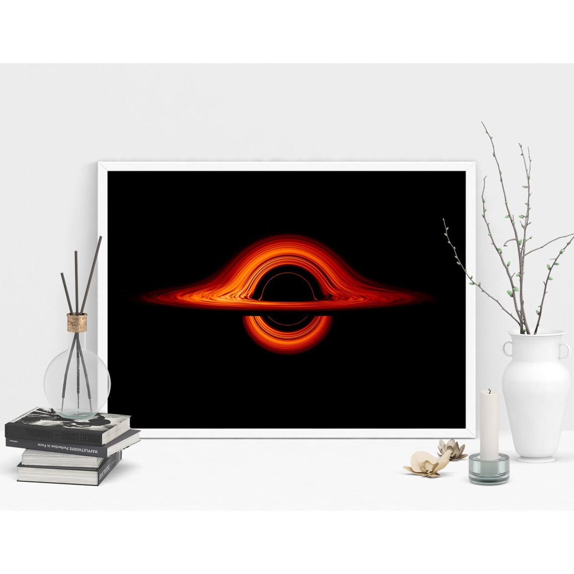 Black Hole Astronomy Poster, Space Art Print - Image 2