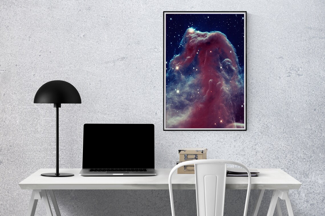 Hubble Horsehead Nebula Art Print, Space Poster - Image 3