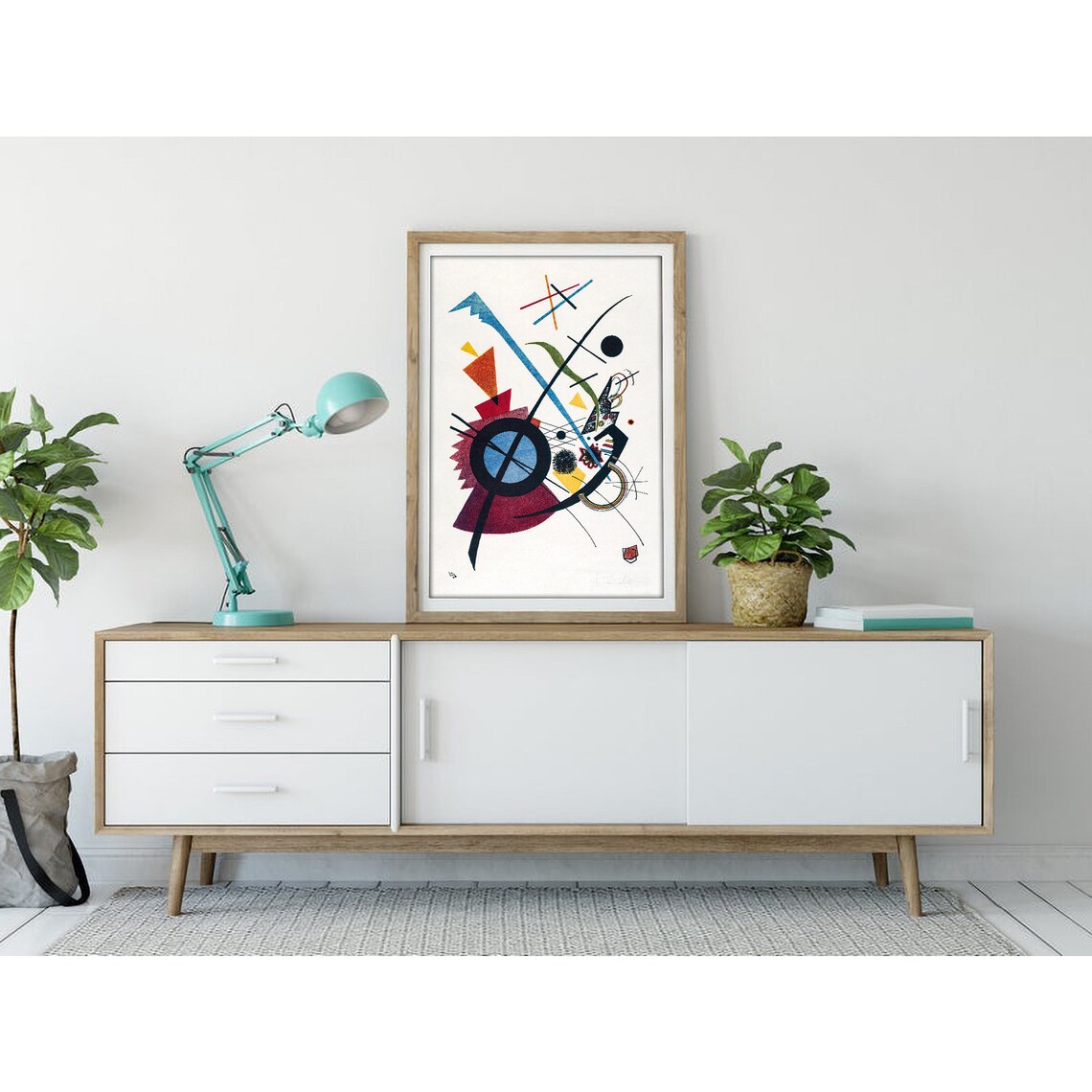 Violet Print Wassily Kandinsky Vintage Wall Art Classic Paintings Renaissance Prints Large Home Decor - Image 3