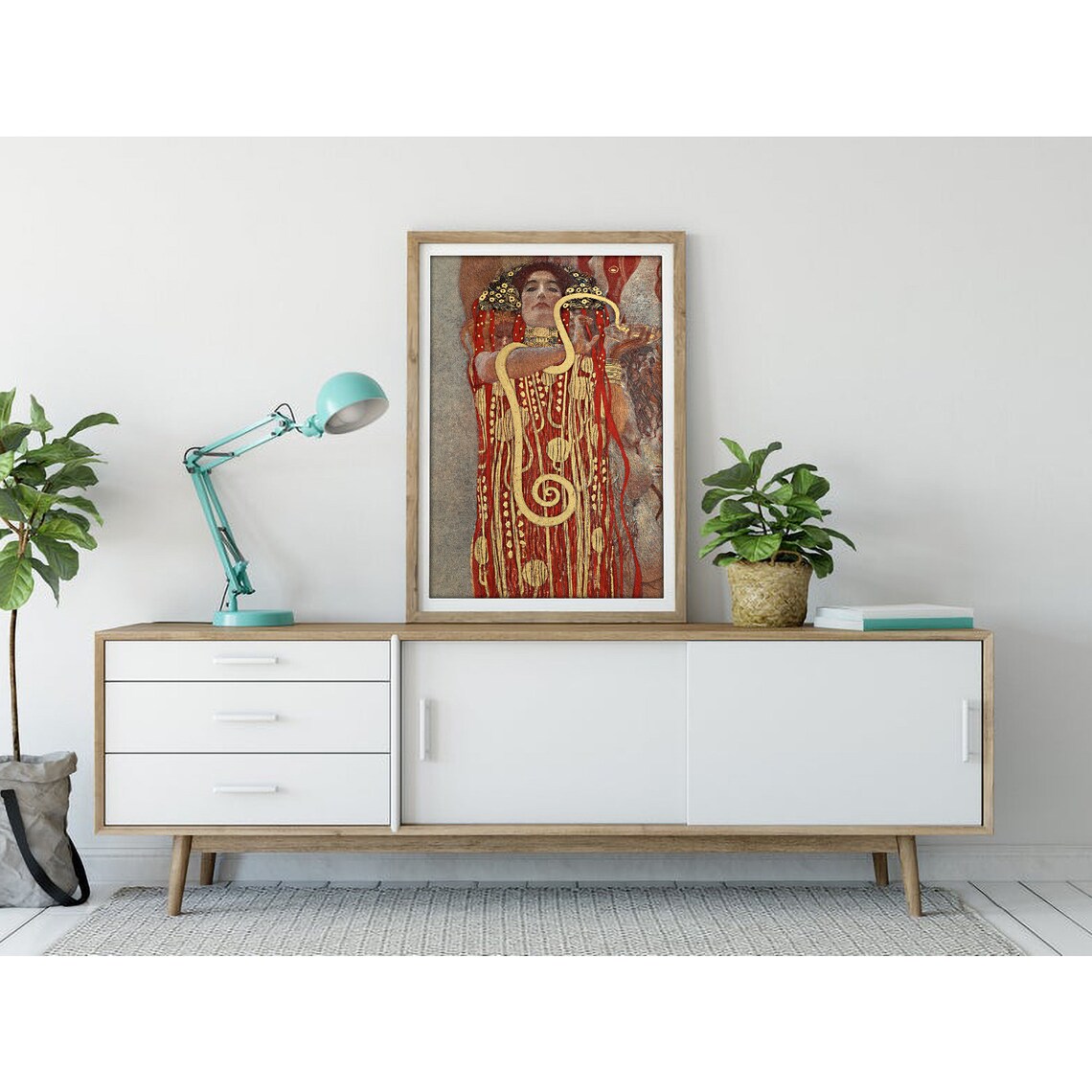 Hygieia by Gustav Klimt, Vintage Art Print - Image 3