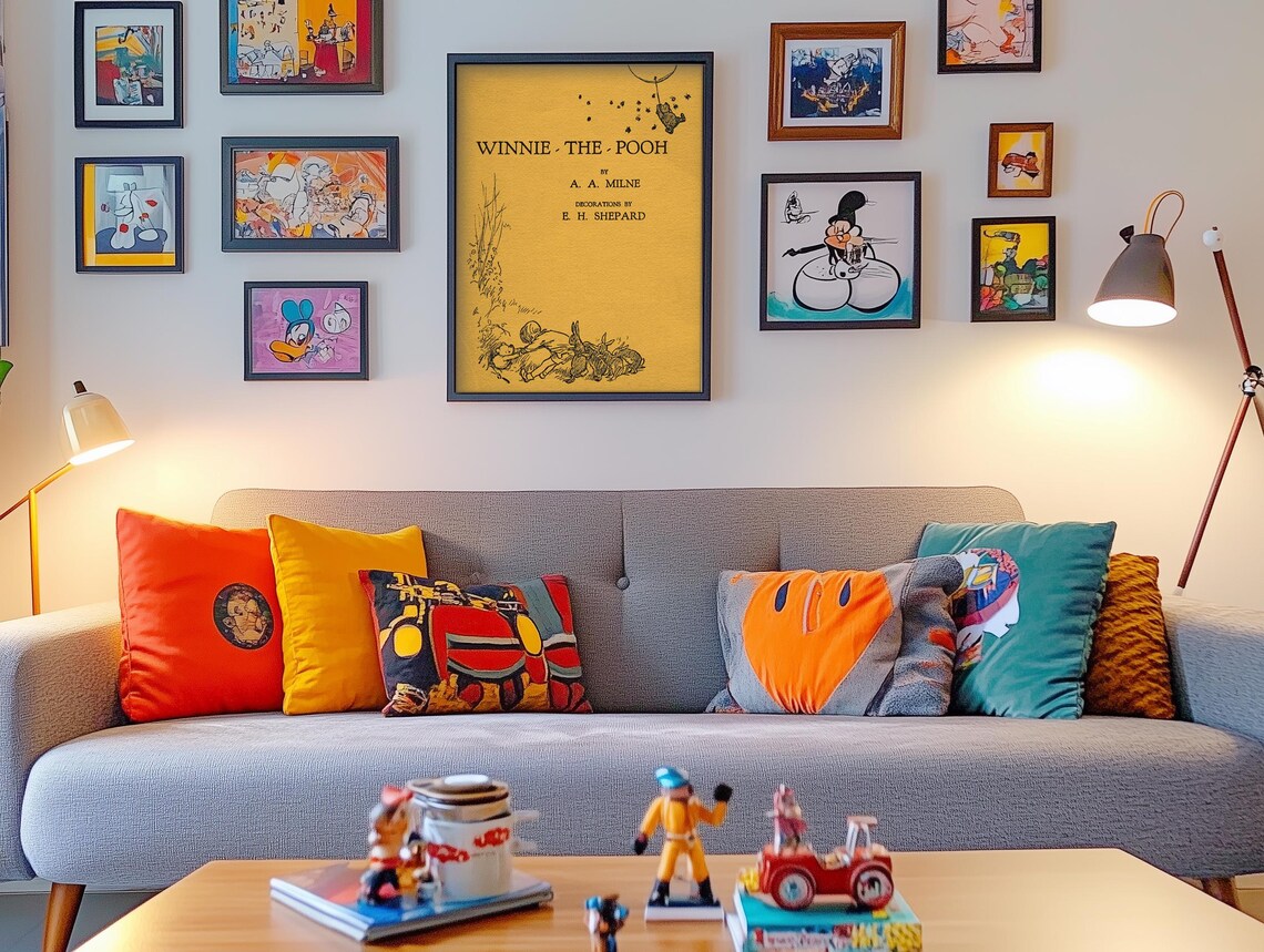 Vintage Winnie The Pooh Book Cover Art Print - Image 2