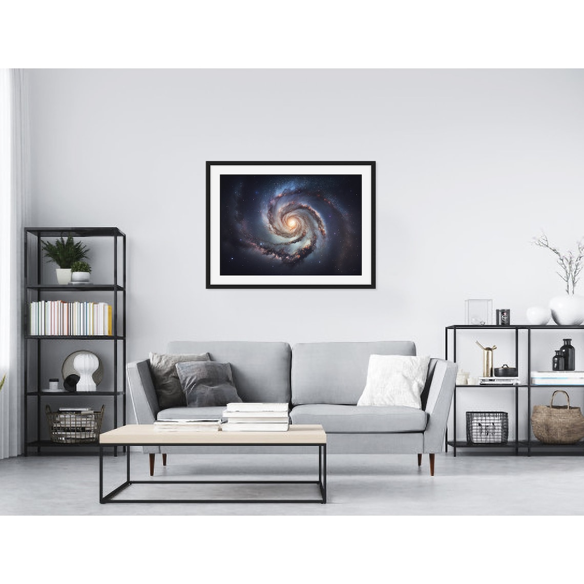 Milky Way Astronomy Travel Poster, Outer Space - Image 3