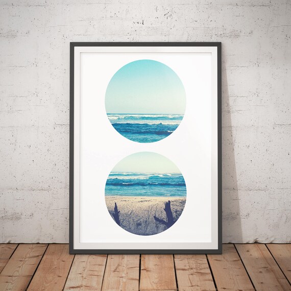 Beach Decor Minimalist Art Beach Wall Art Geometric Art Geometric Print Geometric Wall Art Minimalist Art Minimalist Print