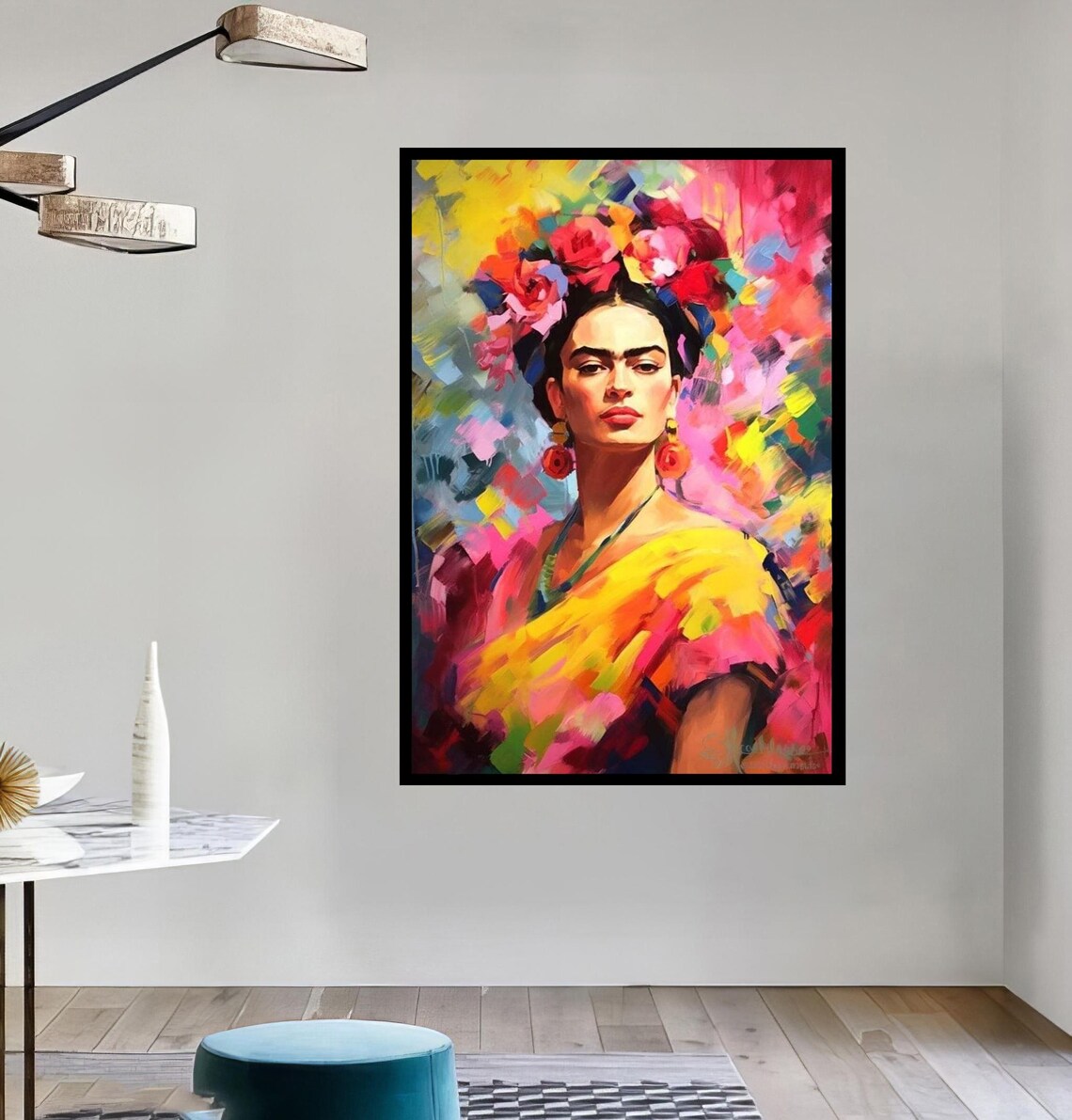 Frida Khalo Tea Cup Frida Khalo Frida Khalo Wall Art Frida Khalo Painting Frida Khalo Poster Frida Khalo Print Frida Decor - Image 5