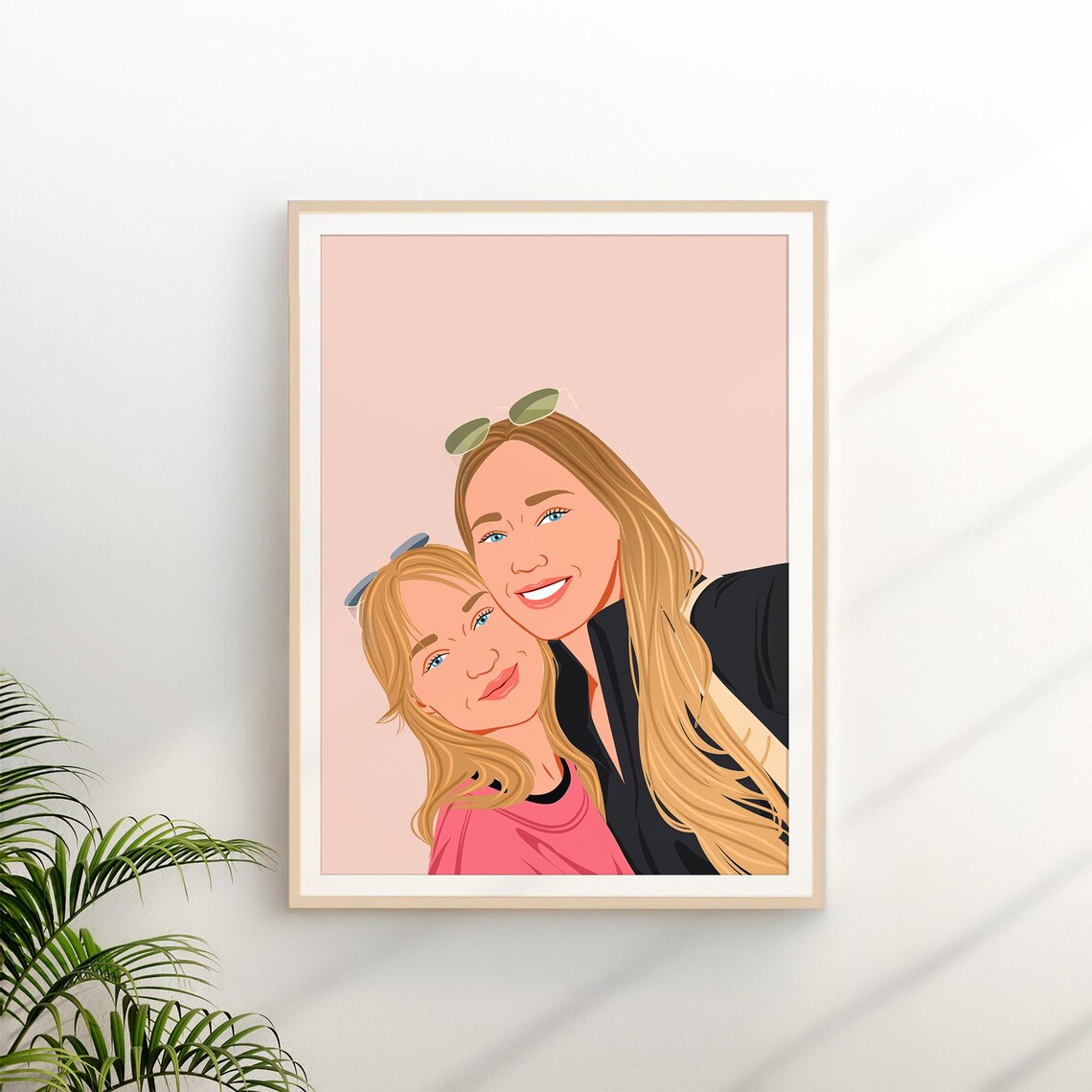 Personalized Portrait Illustration, 21st Birthday Art Print - Image 2