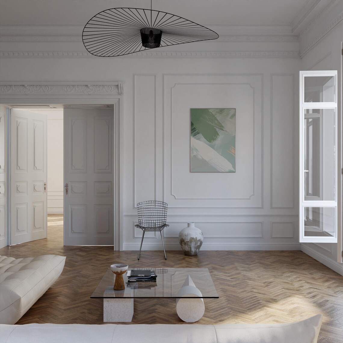 Neutral Abstract Wall Art, Scandinavian Minimalist - Image 5