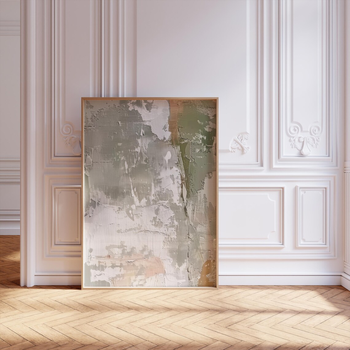 Scandinavian Minimalist Abstract Art Print