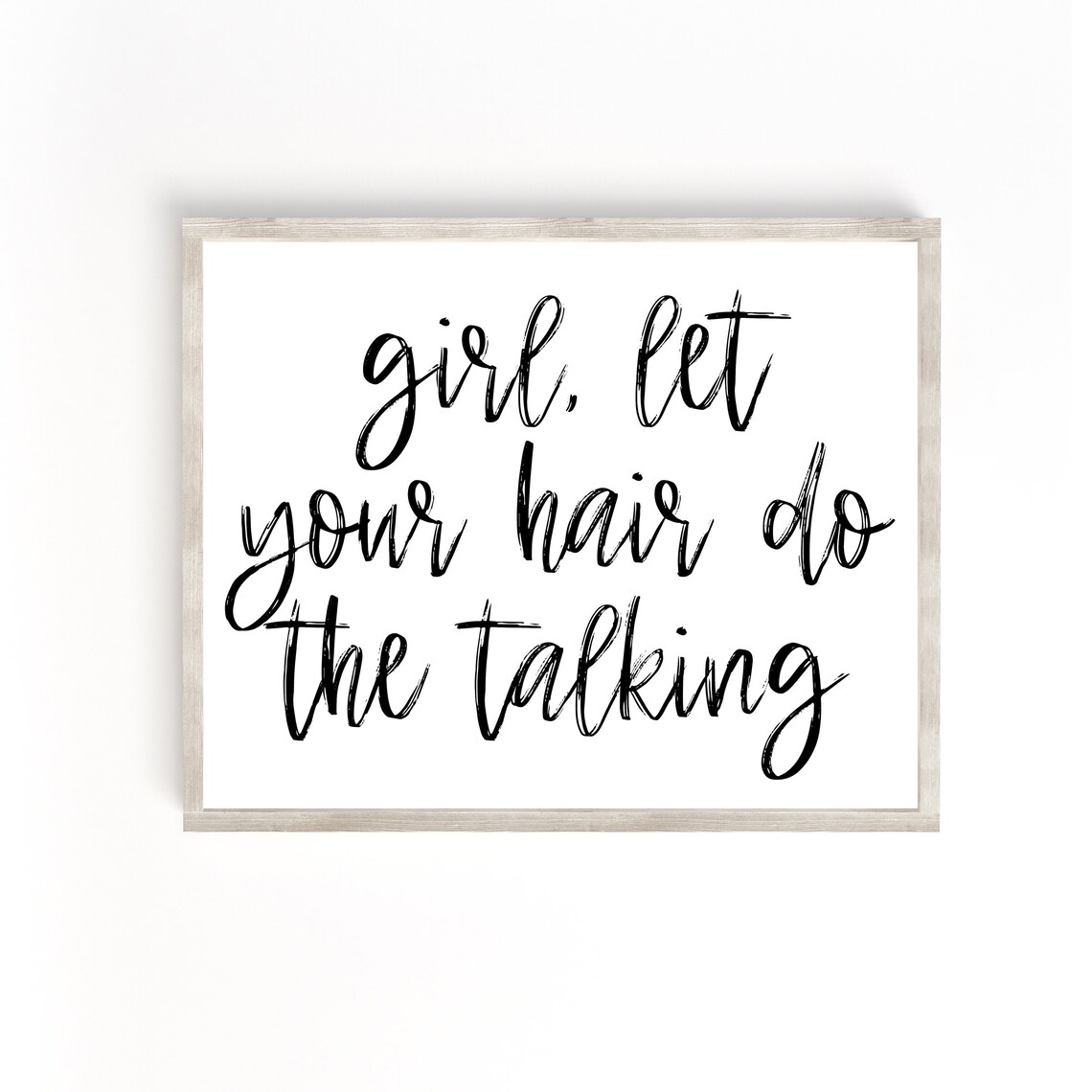 Hair Salon Decor Signs, Hairstylist Gift Art Print