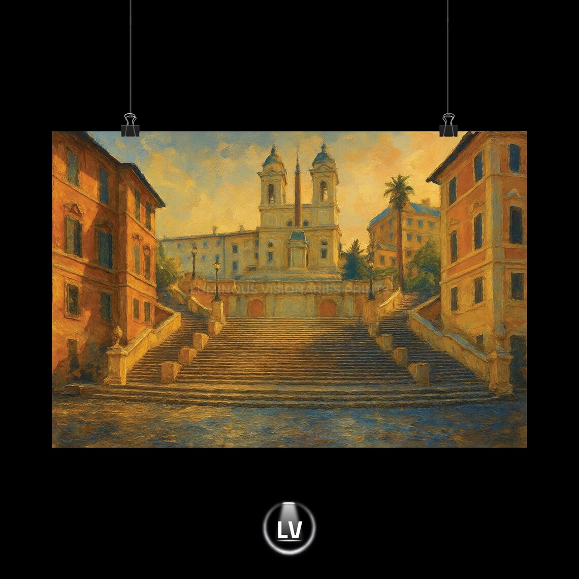 Elegant Italian Street Art Print, Vintage Italy