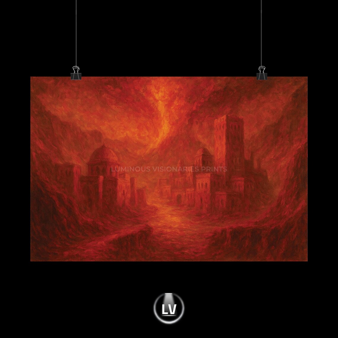 Fantasy Gothic Wall Art, Dramatic Gift For Lovers