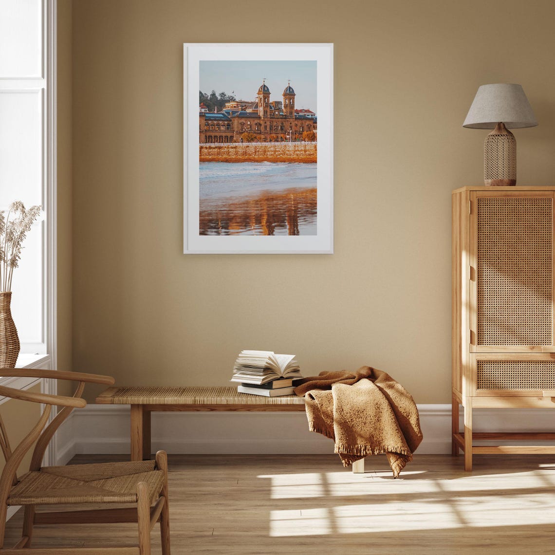 San Sebastian Colorful Poster Print San Sebastin Photo Art San Sebastian Decor Travel Print San Sebastian Street Map Poster City Map - Image 3