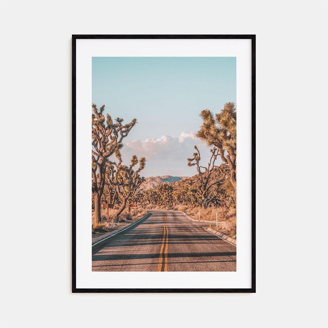 Joshua Tree National Park Colorful Travel Poster Print