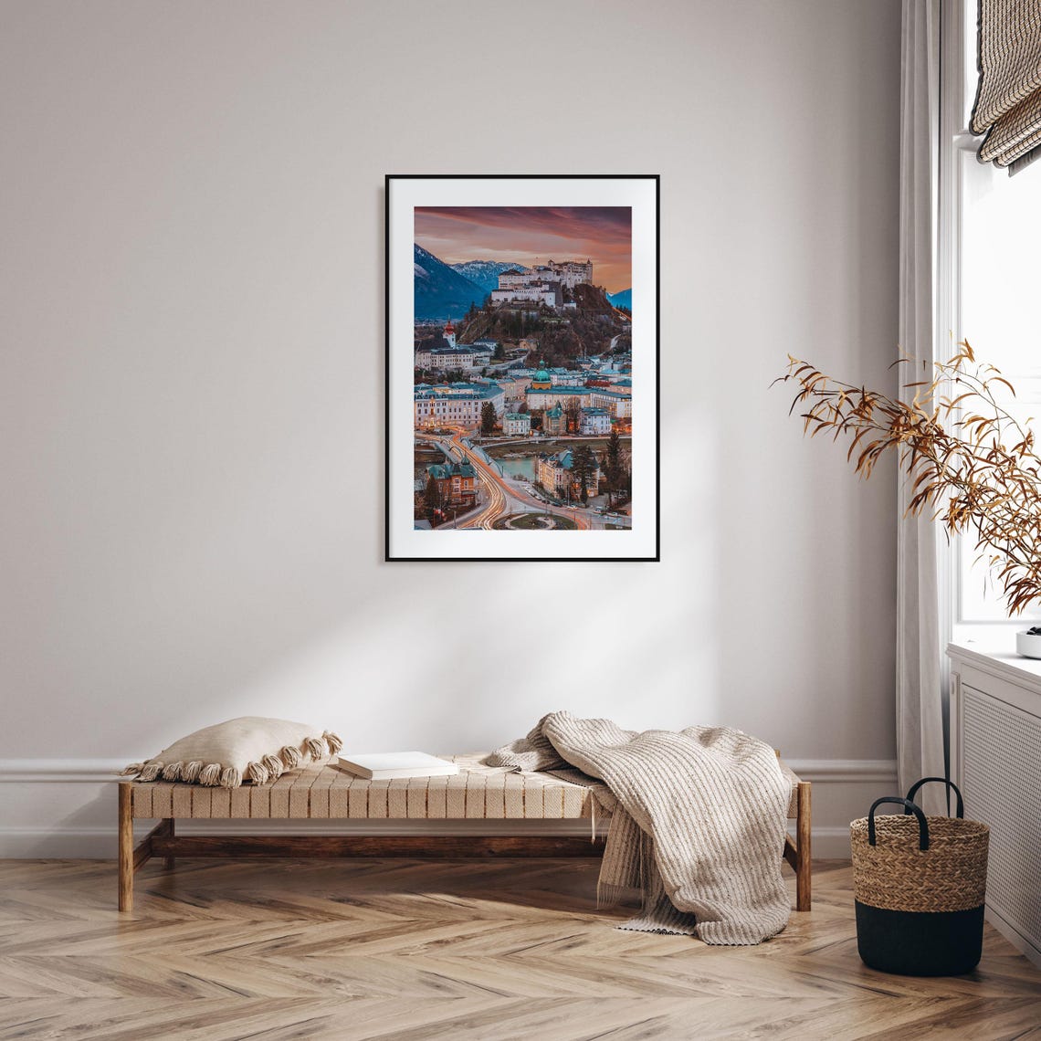 Salzburg Colorful Poster Print No 2 Salzburg Photo Art Salzburg Wall Decor Salzburg Travel Print Salzburg Street Map Poster City Map - Image 2