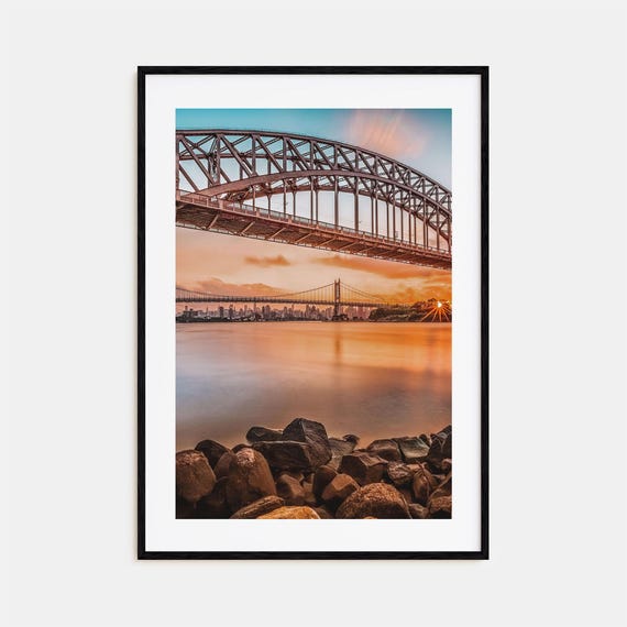 Queens Travel Poster, New York Street Map