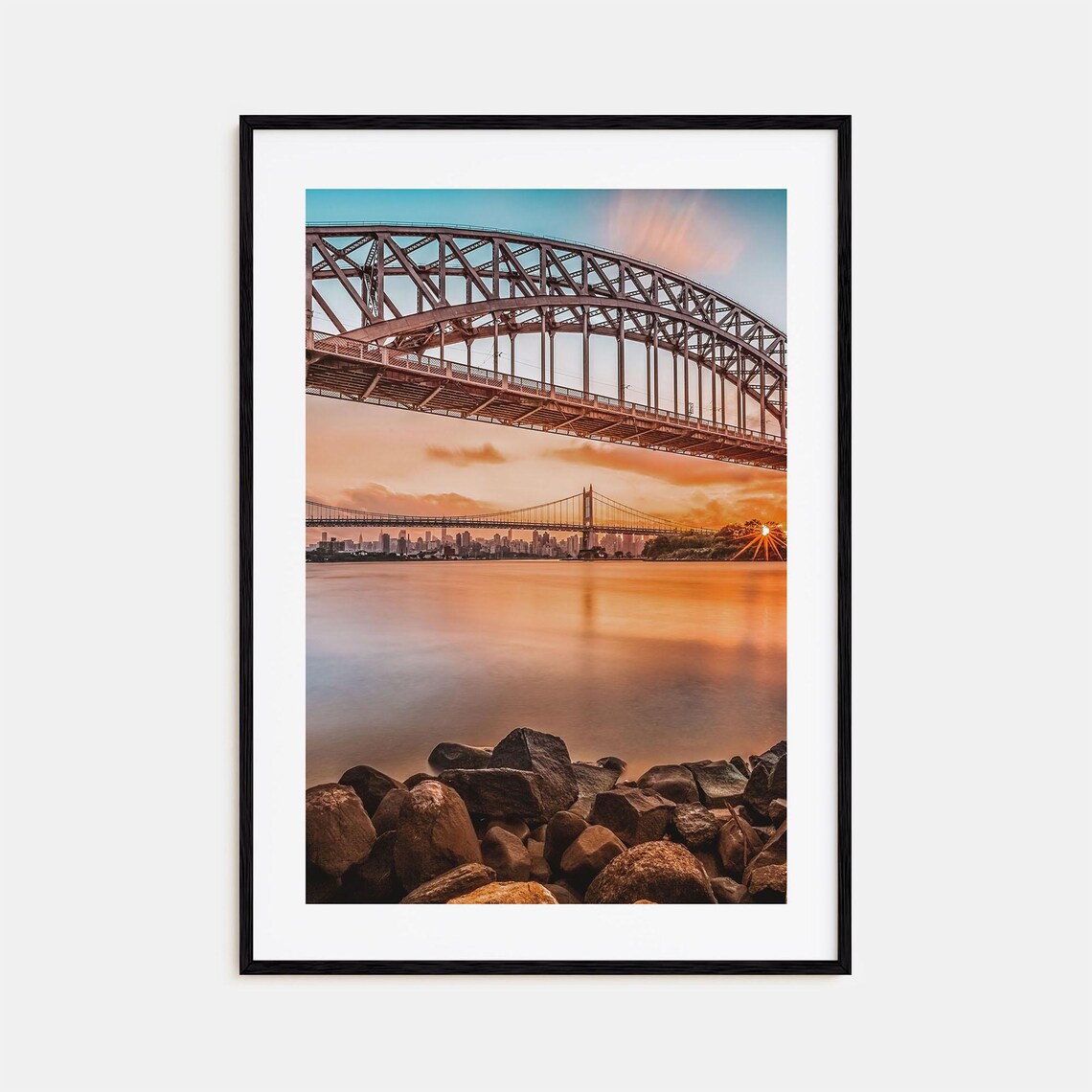 Queens Travel Poster, New York Street Map