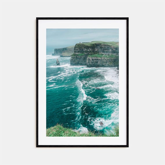 Ireland Colorful Travel Poster, Street Map Print