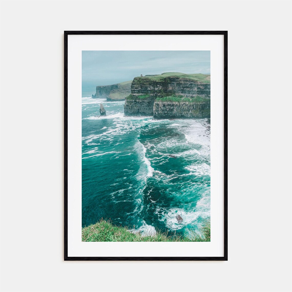 Ireland Colorful Travel Poster, Street Map Print