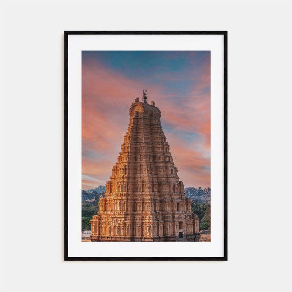 India Colorful Travel Poster, Street Map Art Print