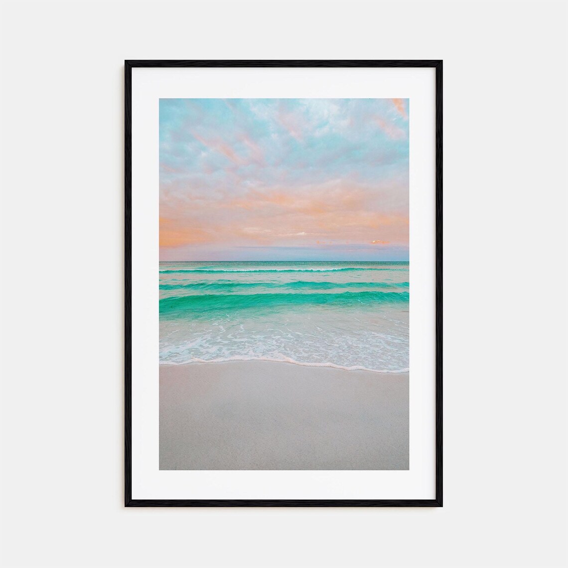 Destin Travel Poster, Colorful City Map Wall Art