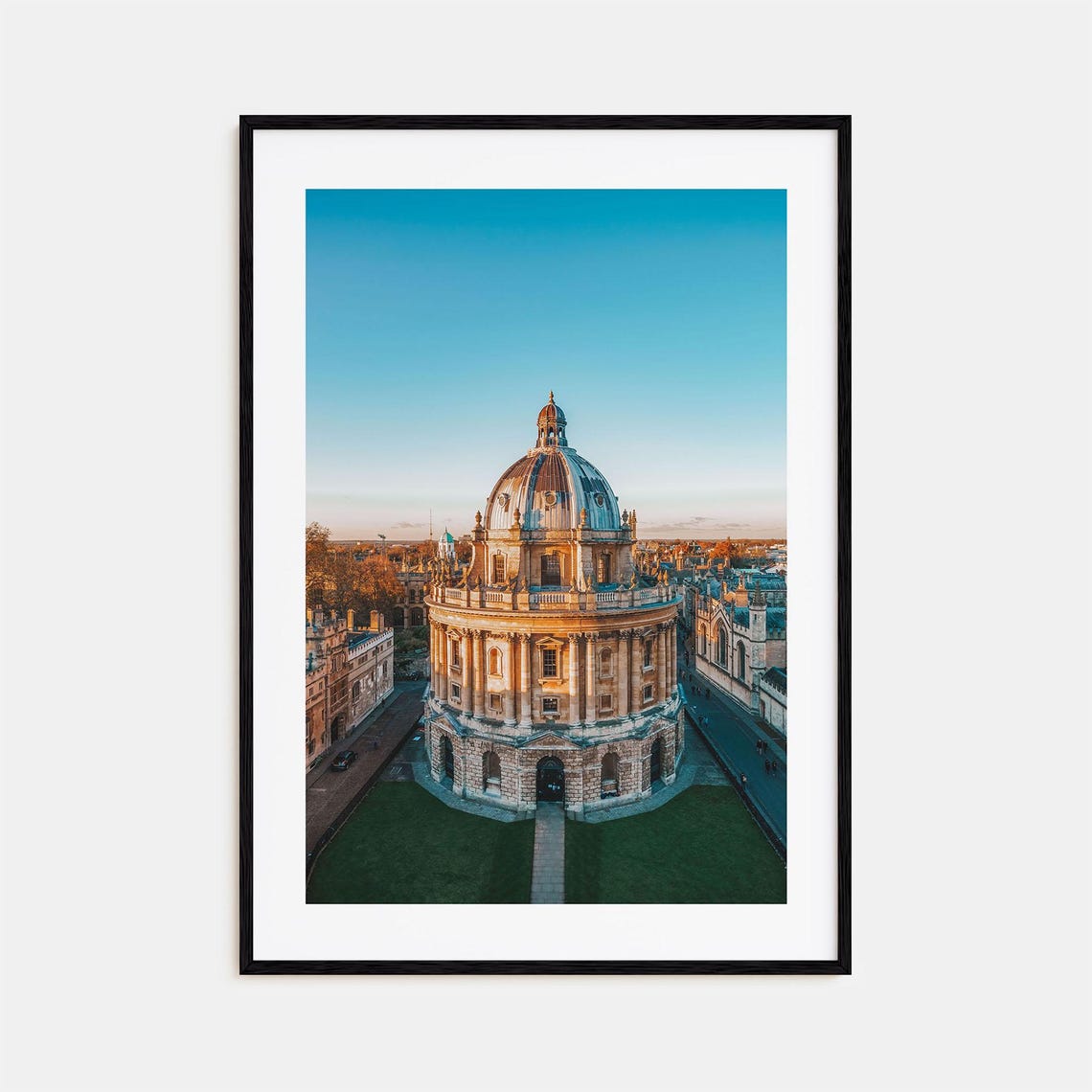 Radcliffe Camera Oxford Historic Domed Library at Golden Hour Poster
