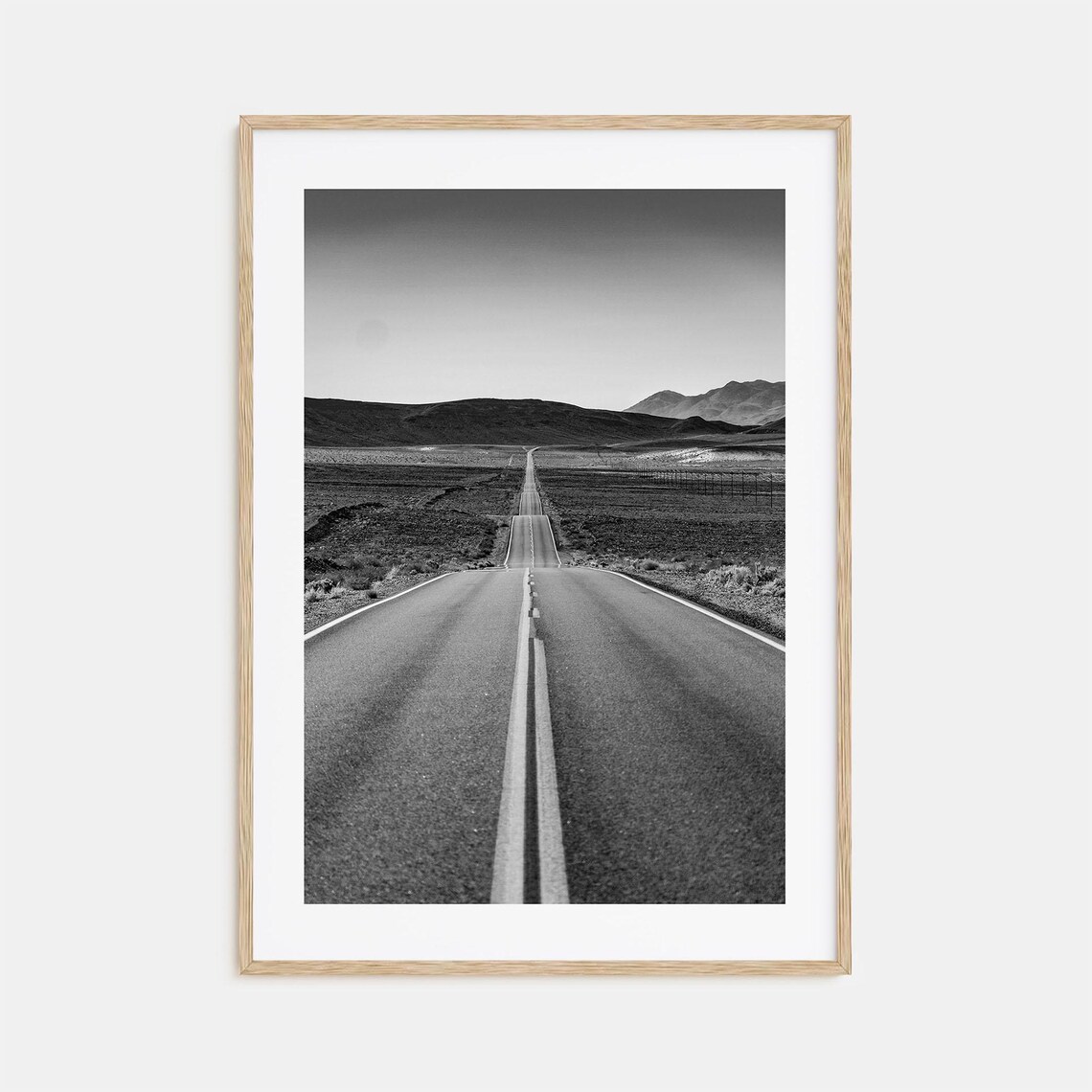 California Black and White Travel Poster Print No. 3
