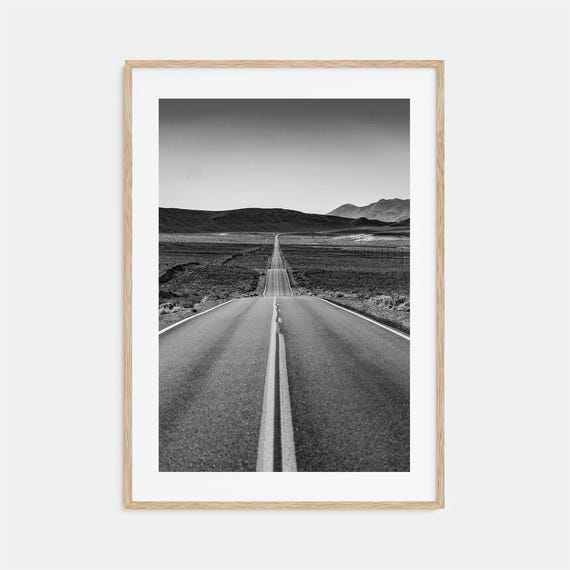 California Black and White Travel Poster Print No. 3