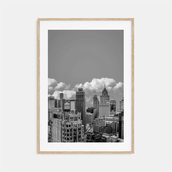 Detroit Photo Poster Print No 2, Travel Wall Art