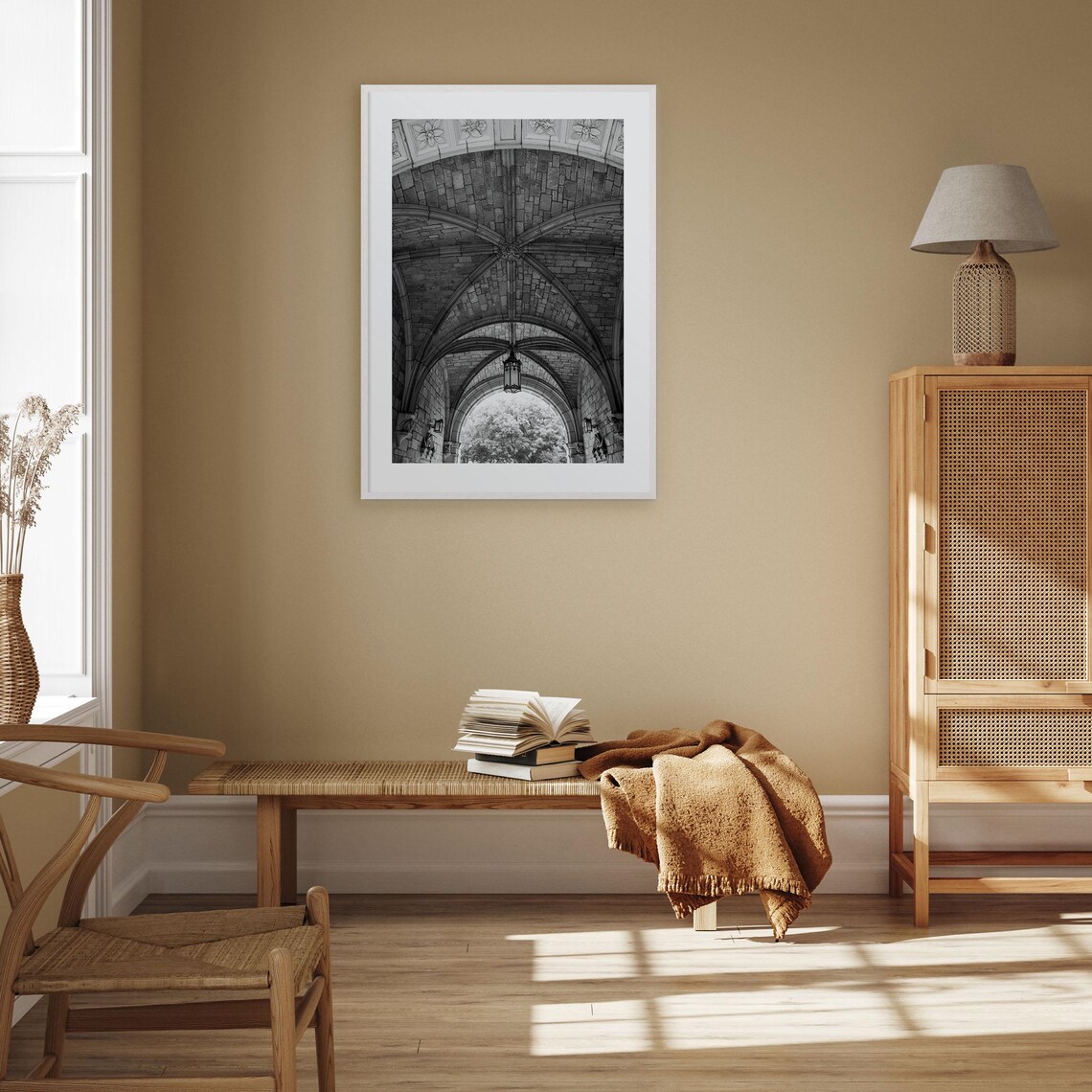 Ann Arbor Black And White Travel Poster Print - Image 3