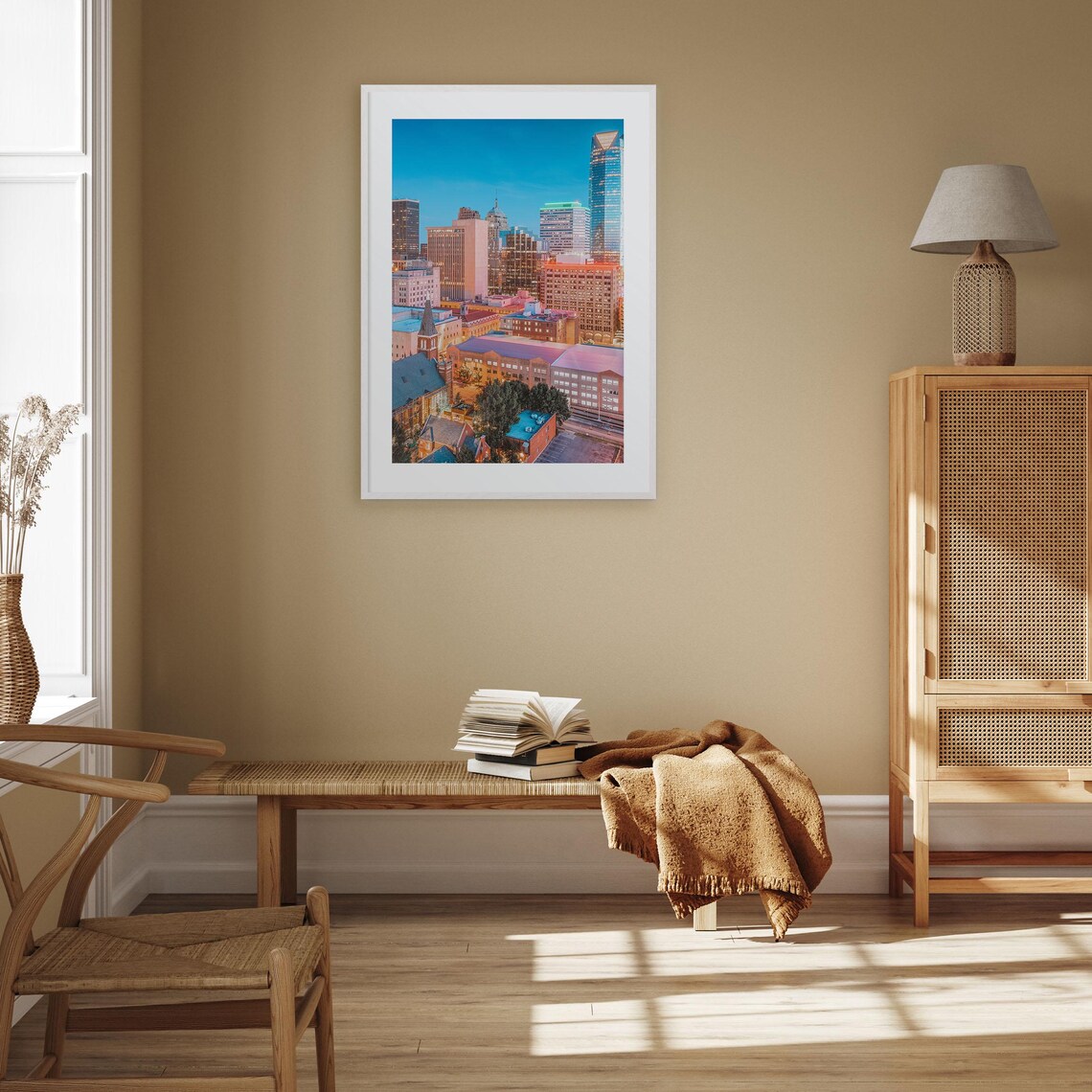 Oklahoma City Colorful Travel Poster, Street Map - Image 3