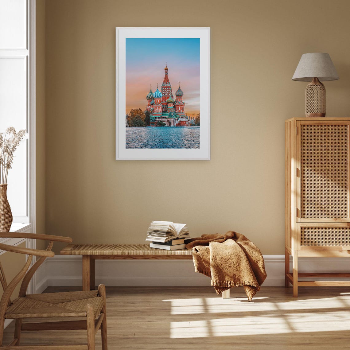 Moscow Colorful Poster Print Russia No 1 Moscow Photo Wall Art Moscow Wall Decor Moscow Travel Print Moscow Street Map Poster City Map - Image 3