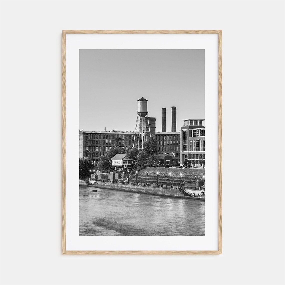 Columbus Georgia Photo Poster Print Columbus Georgia Black And White Wall Art Photography Columbus Georgia Travel Map Poster