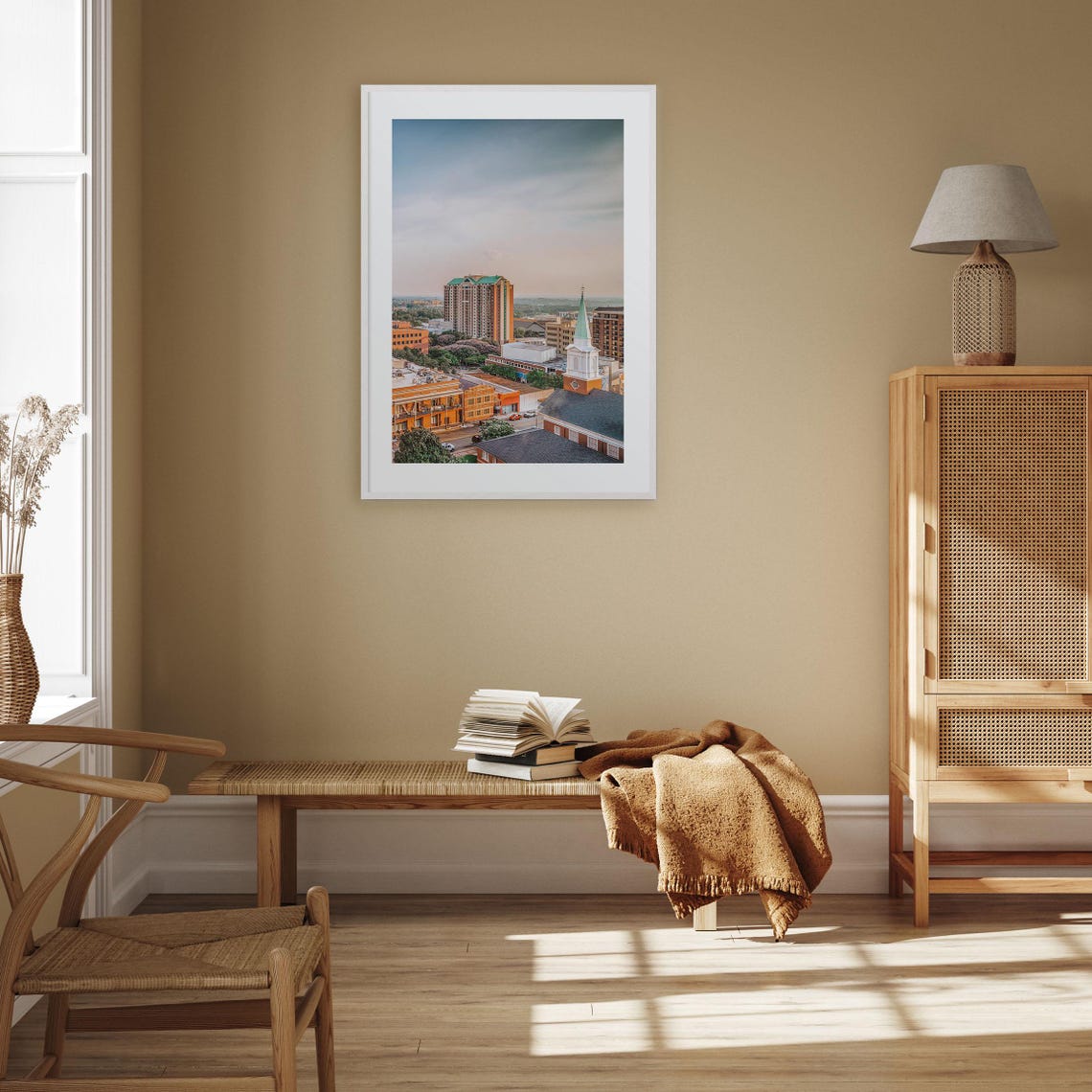 Tallahassee Downtown Skyline Church Steeple Florida Photo Poster - Image 3