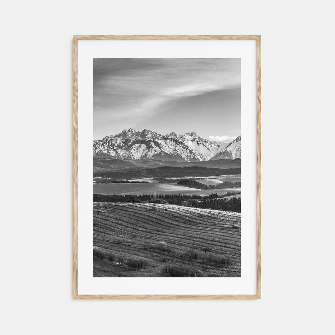 Slovakia Photo Poster Print Slovakia Black And White Wall Art Slovakia Wall Photography Slovakia Travel Slovakia Map Poster