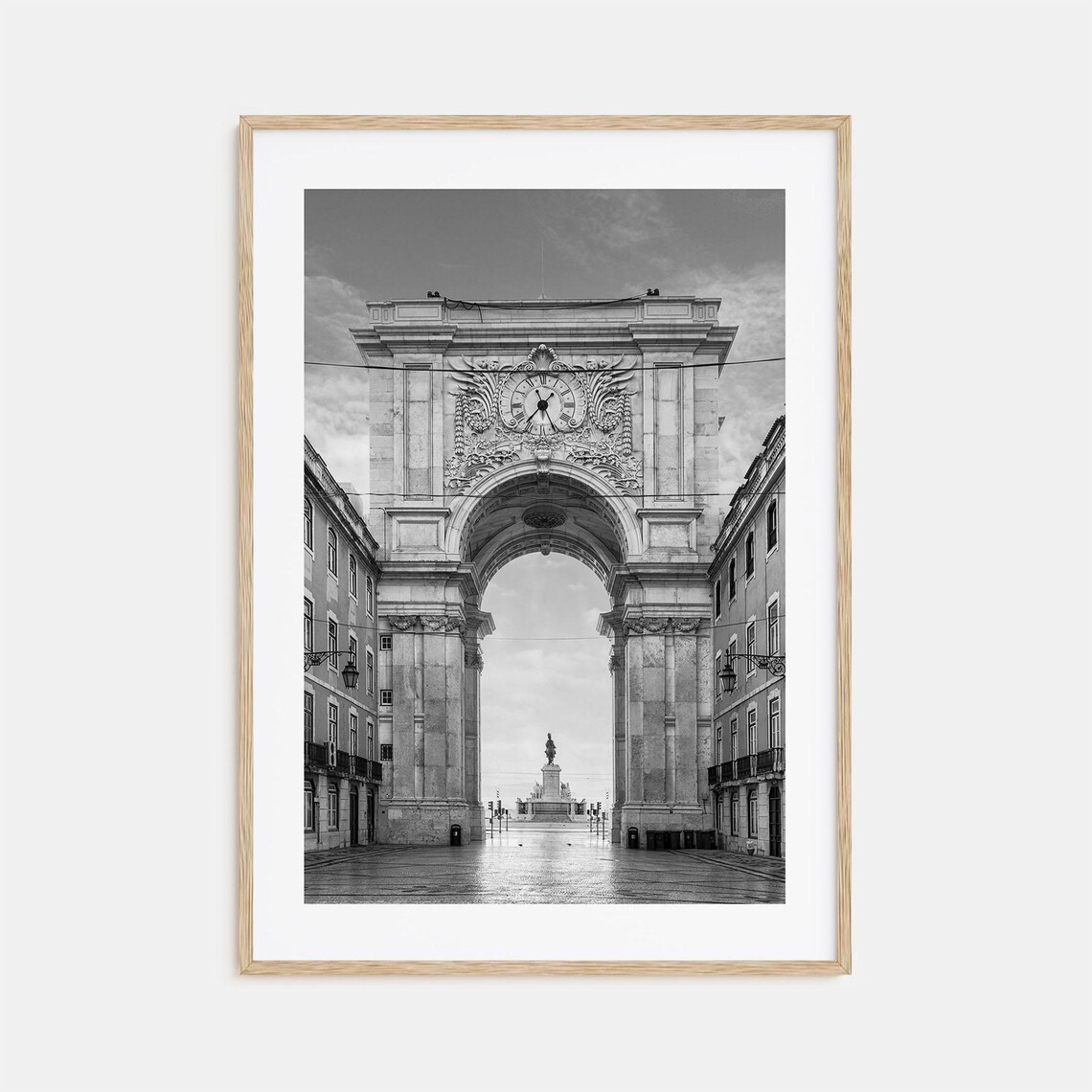Lisbon Photo Poster Print No 2, Black And White