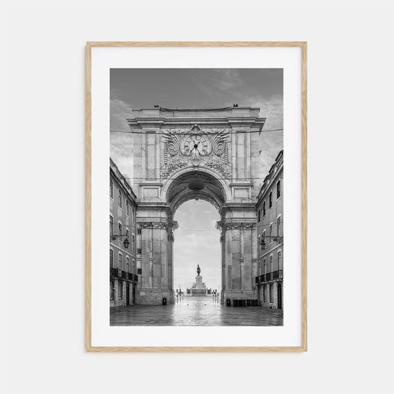 Lisbon Photo Poster Print No 2, Black And White