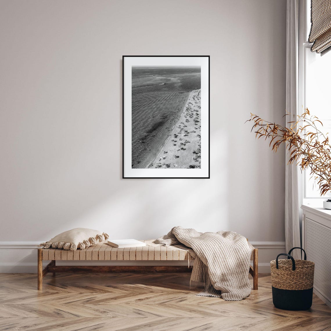 Tyrrhenian Sea Photo Poster Print No 1 Tyrrhenian Sea Black And White Art Tyrrhenian Sea Wall Photography Travel Map Poster - Image 2
