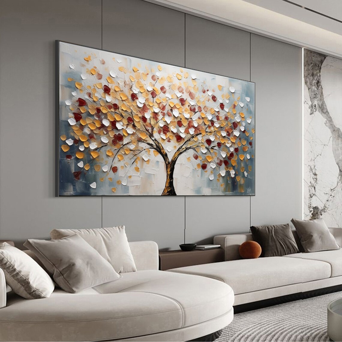 Abstract Blossom Tree Wall Art Print, Minimalist Decor - Image 7