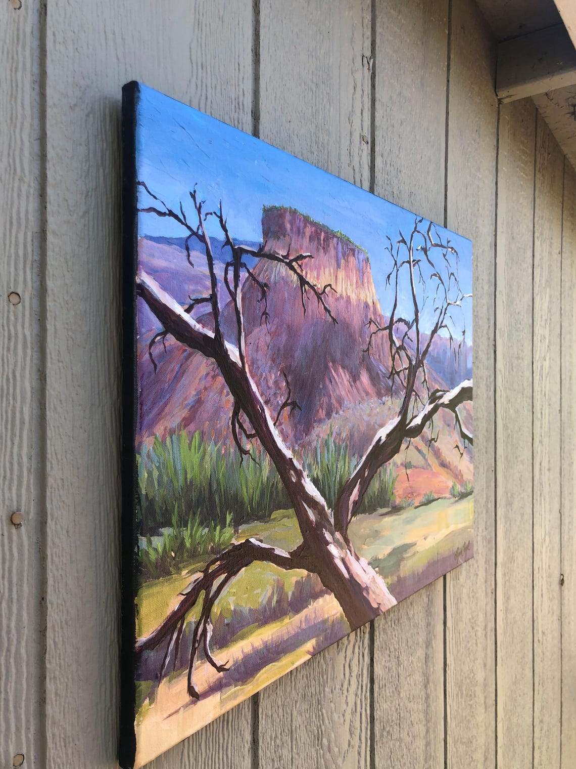 Abiquiu New Mexico Red Rock Mesa Twisted Juniper Desert Poster - Image 4