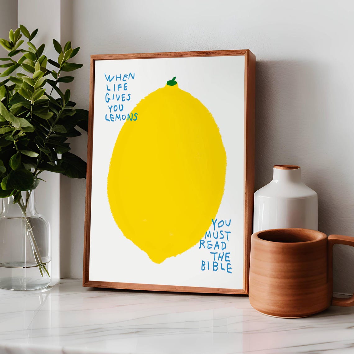 When Life Gives You Lemons You Must Read The Bible Humor Poster - Image 2