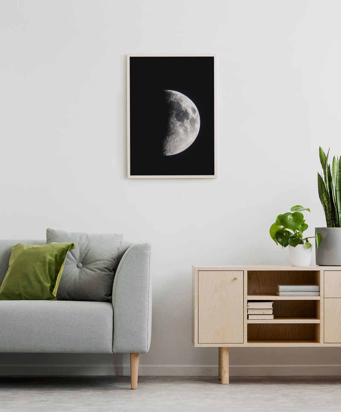 Moon Wall Art, Celestial Space Photography Print - Image 3