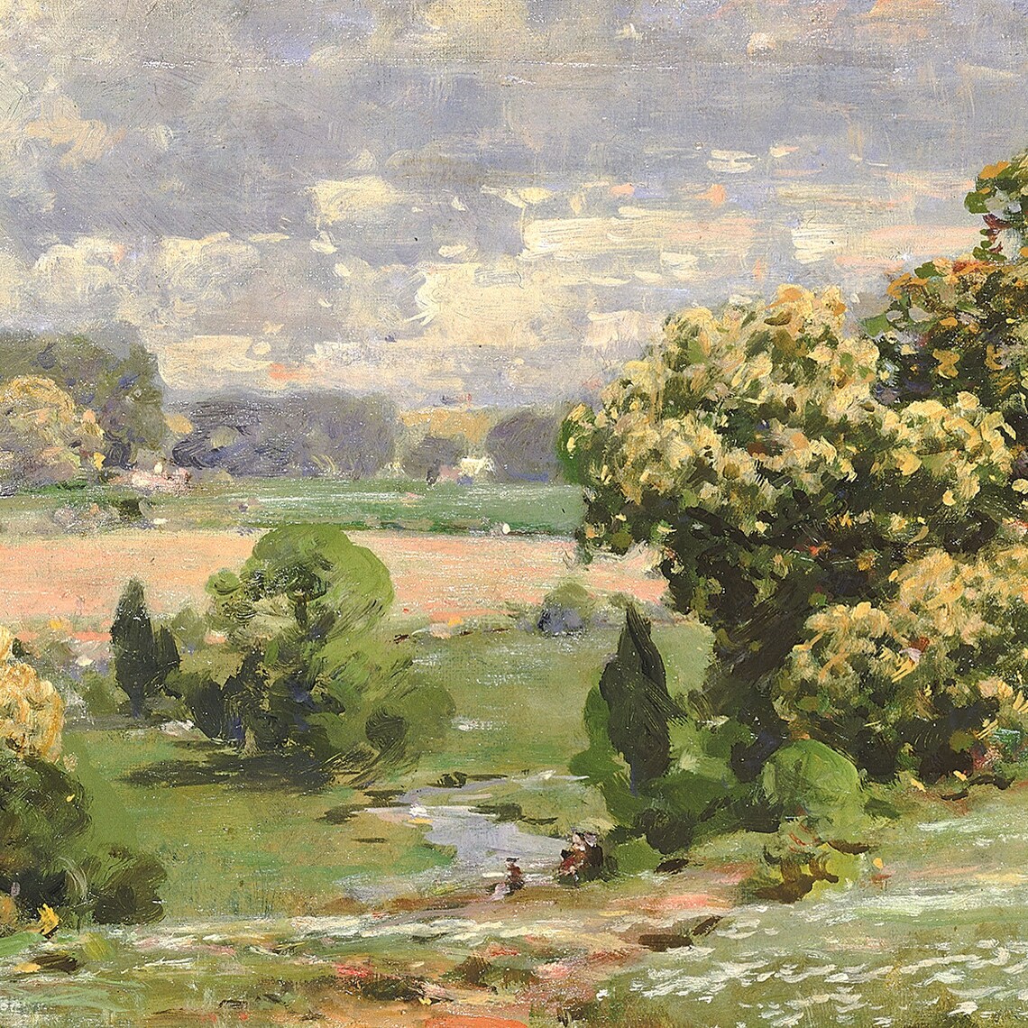 Spring Landscape - Vintage Art - Image 2