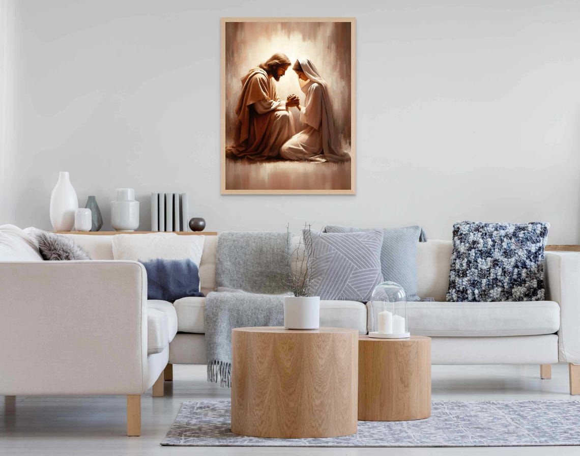 Hands Of Mercy Christian Painting Jesus And Woman Jesus Prints Lds Painting Bible Painting Jesus And Girl Jesus Picture Jesus Poster - Image 7