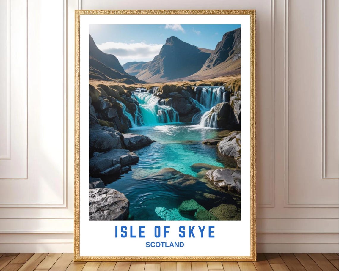 Isle Of Skye Fairy Pools Wall Art Print