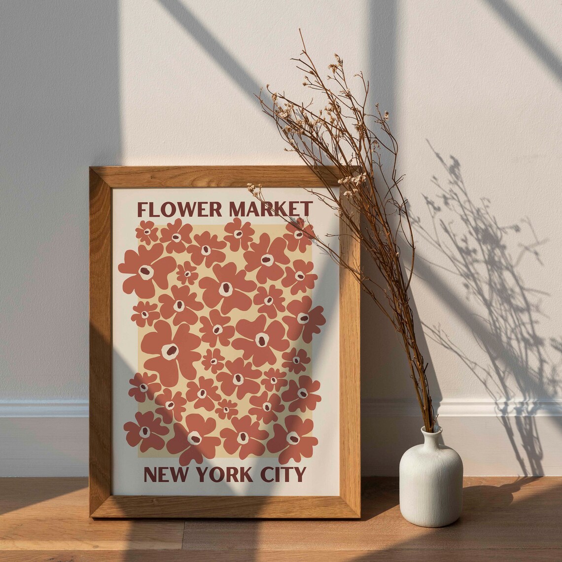 NYC Flower Market, Abstract Floral Wall Art - Image 3