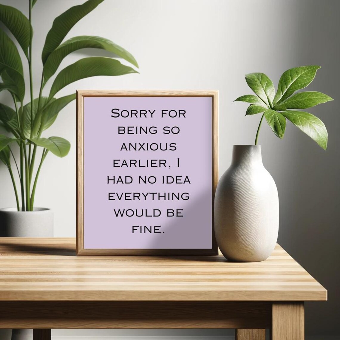Sorry For Being So Anxious Earlier Retro Wall Art