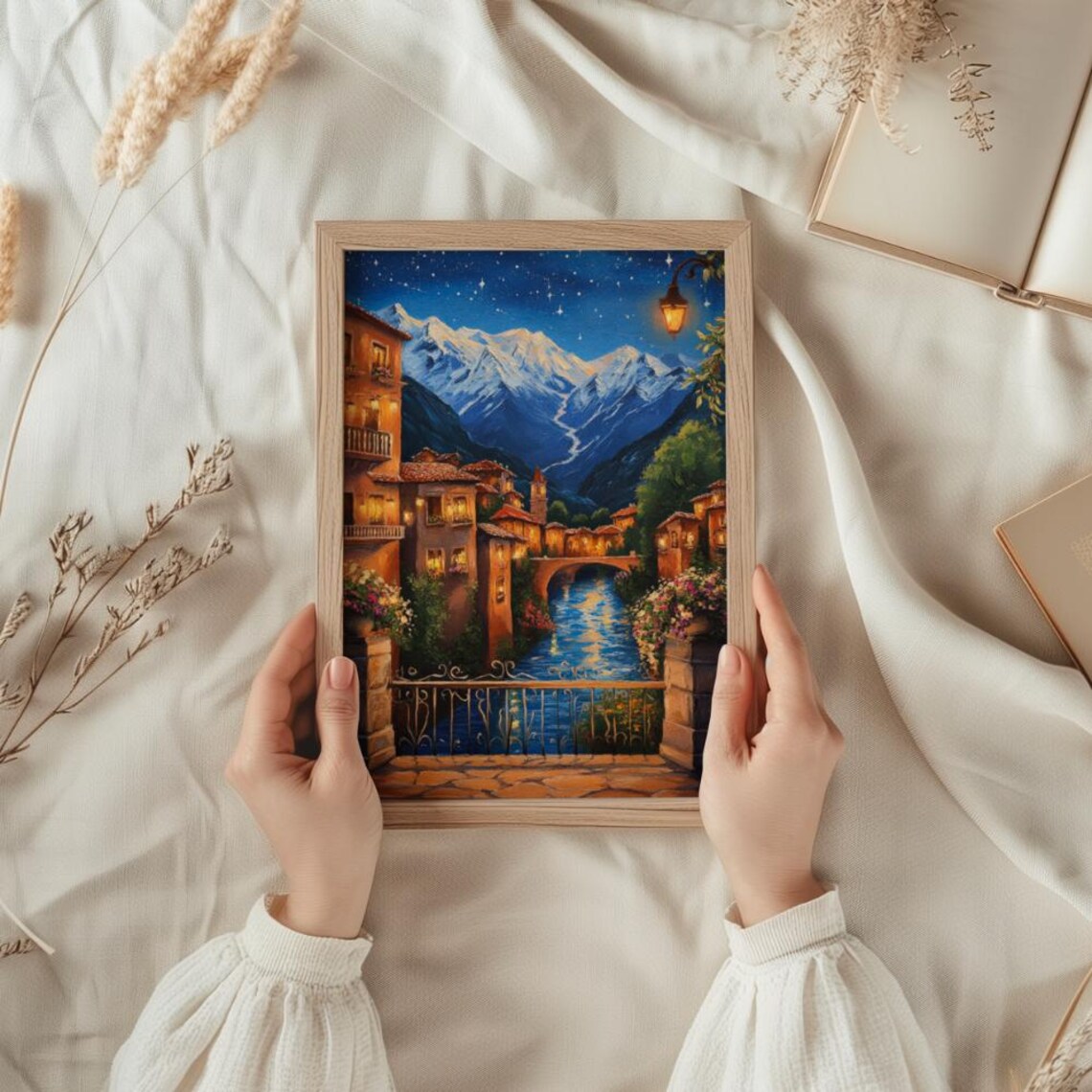 Velaris Bridge, Celestial Starry Night Court Poster - Image 2