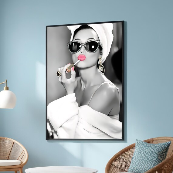 Elegant Glamour - Retro Travel Poster