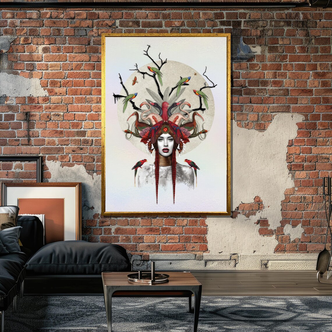 Keeper Of The Forest, Surreal Fantasy Portrait - Image 6
